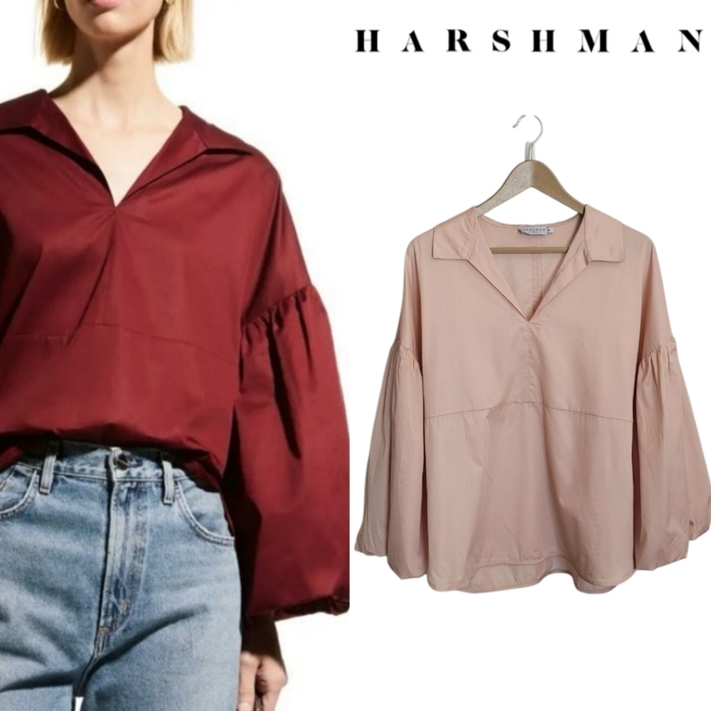 Harshman Canari Blouson Sleeve Blouse
